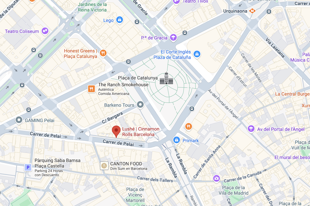 desayuno cerca de Plaza Catalunya