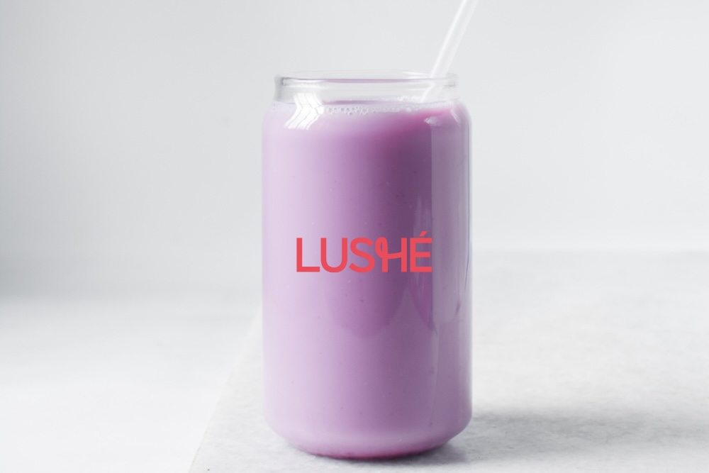 ube latte barcelona lushe