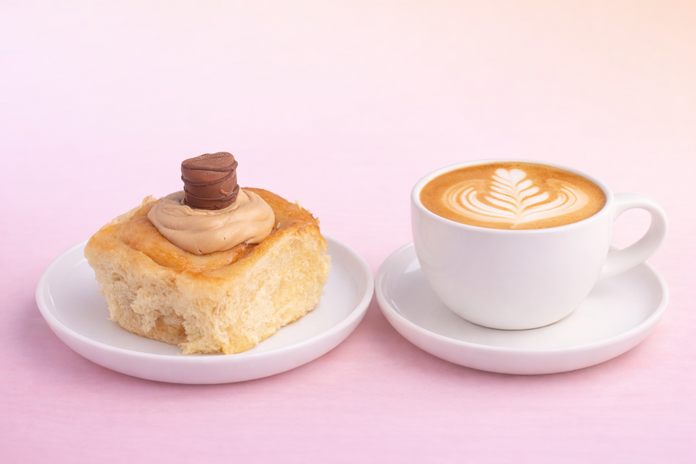 Kinder Roll + Flat White
